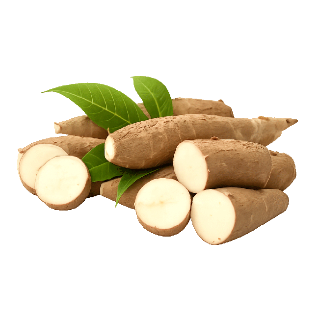 Producto yuca parafinada Imagen de yuca parafinada